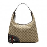 Brun Gucci Vagabonds Hobo Moyen Gland Mors France Magasin